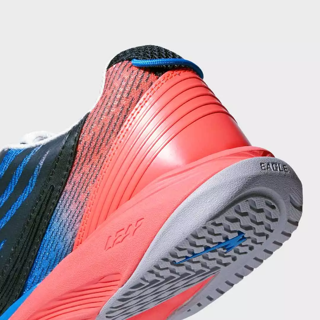 Eagle Sepatu Badminton Driva Flow - HITAM/BIRU/MERAH