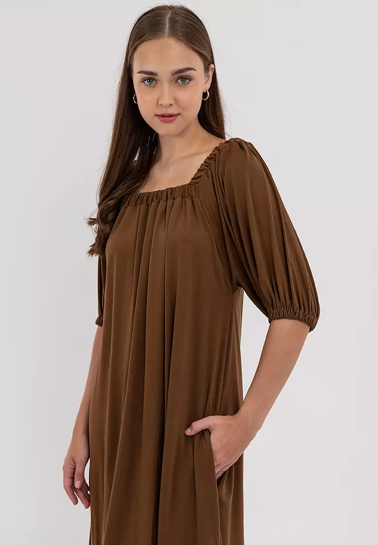 Martha Square Neck Dress