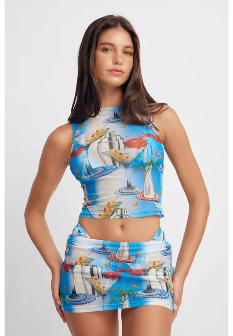Tracy Mesh Top / Dirty Martini