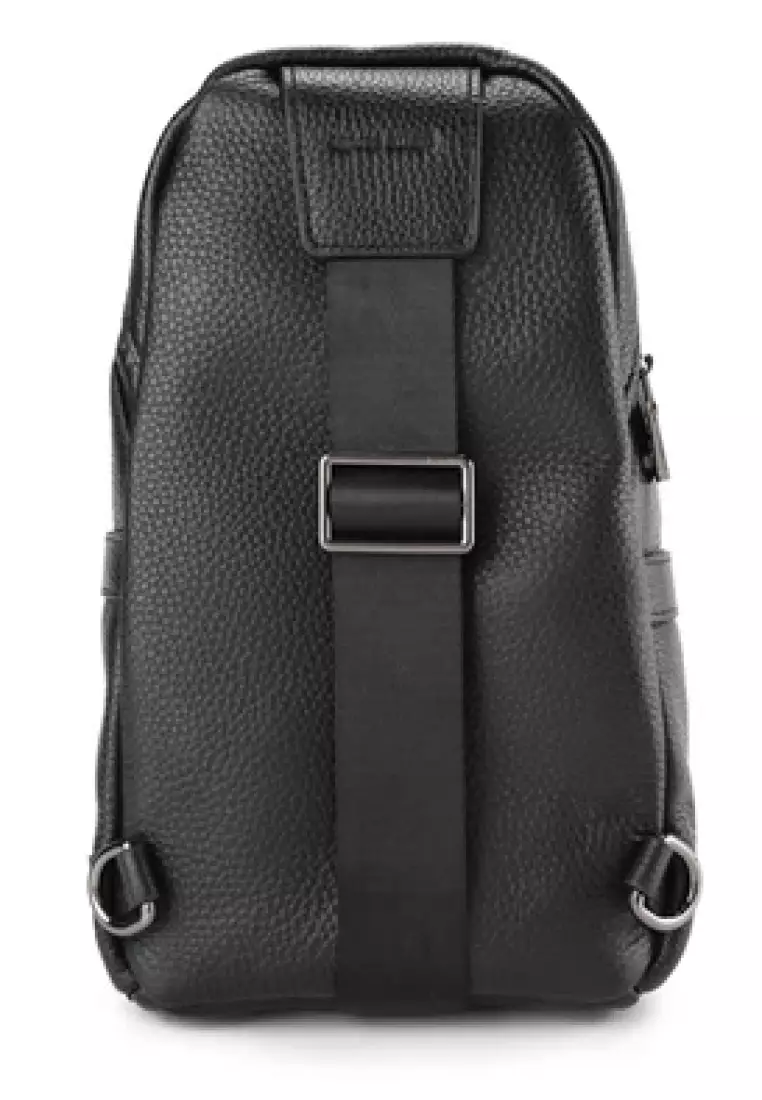 Pierre Cardin Tas Selempang Body Bag Pria Kulit 0112830701BLA