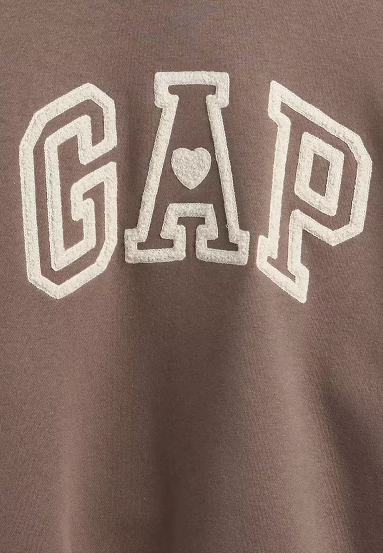 Logo Barrel Sleeve Hoodie