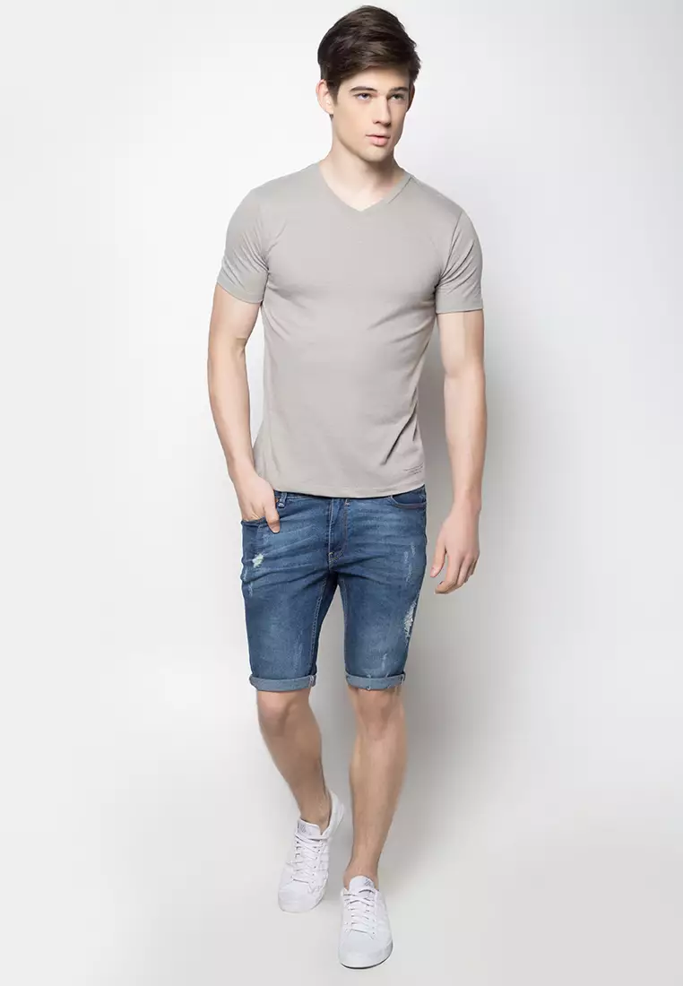 Basic Cotton V-Neck TShirt