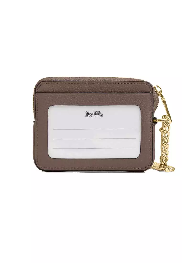 Buy Coach Coach Zip Card Case Black 6303 2024 Online ZALORA Philippines