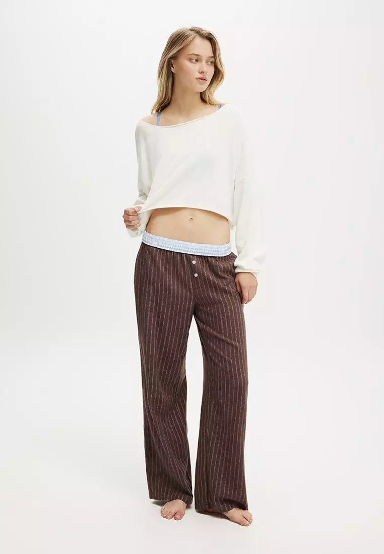 Off Shoulder Cropped Knit Sweater