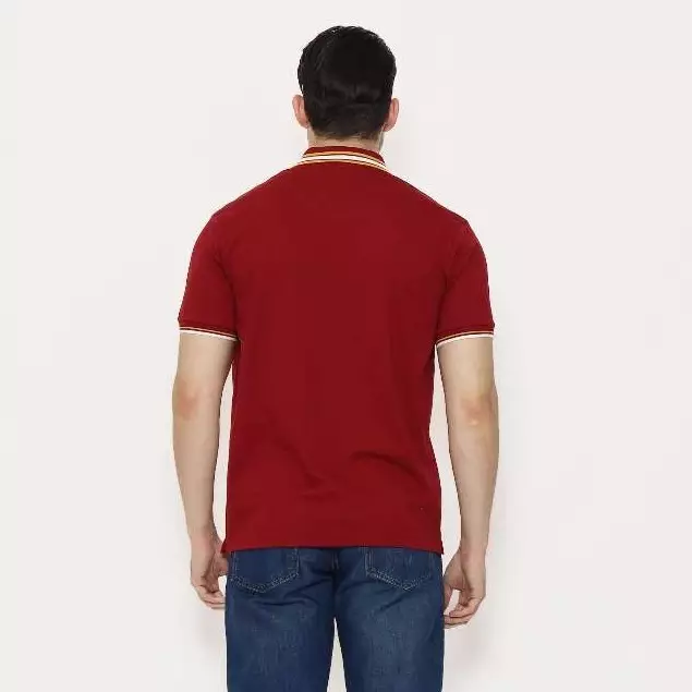Hammer Men Fashion Polo L1PI033M1| Kaos Polos Lengan Pendek Maroon