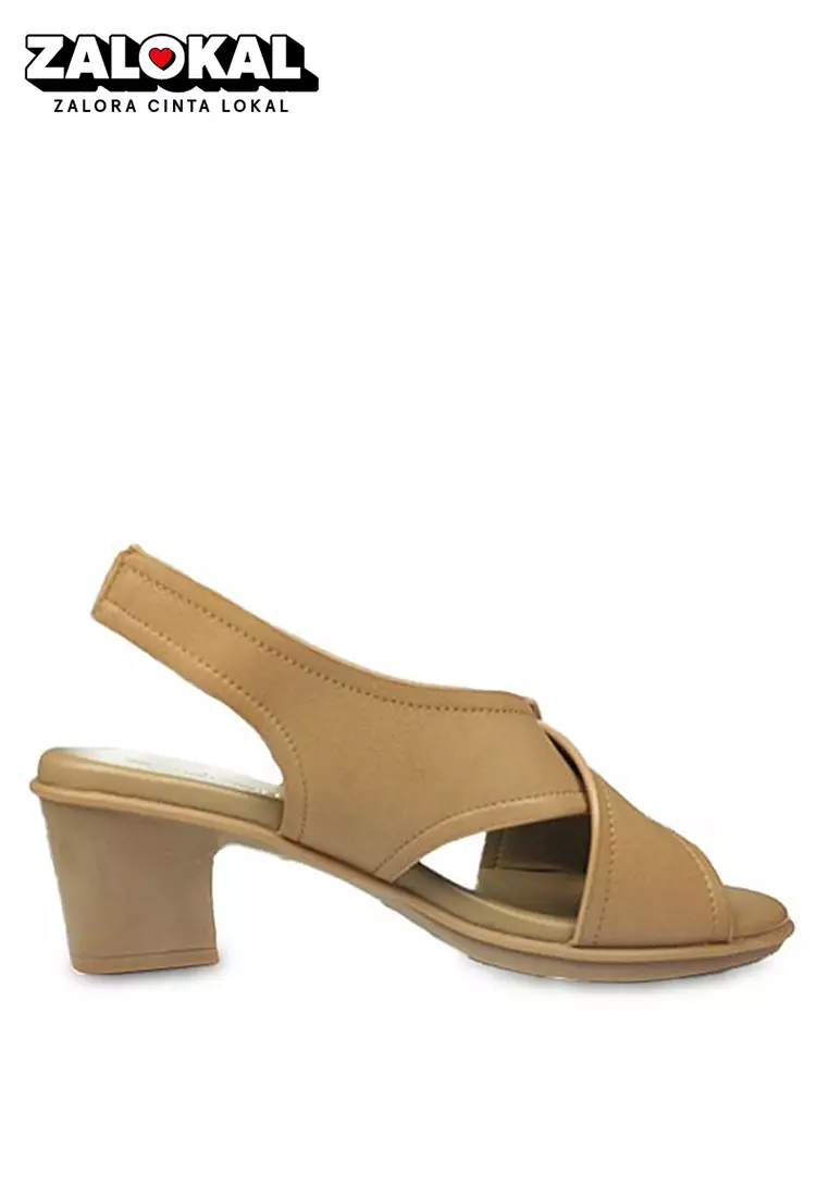 Jual Andrew Andrew Shoes Felicia Khaki Original 2025 ZALORA