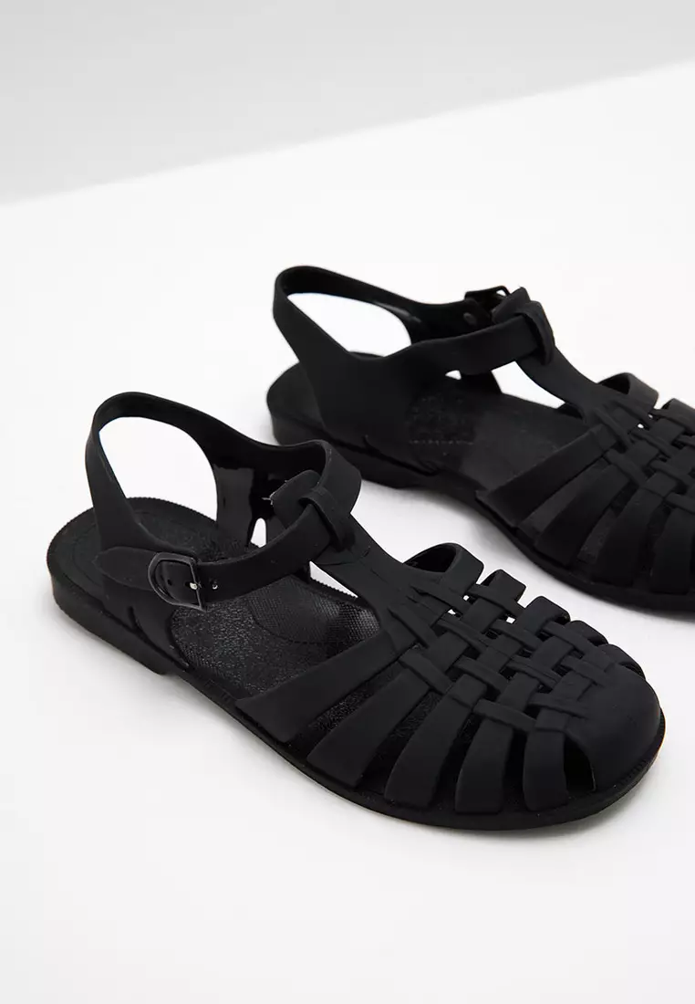 Sofia Melly Jelly Sandal Black