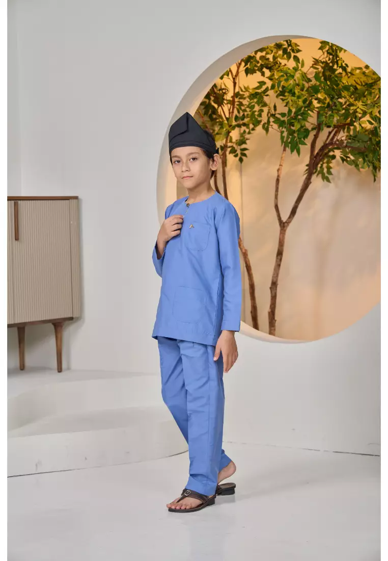 Baju Melayu Moden Teluk Belanga For Kids