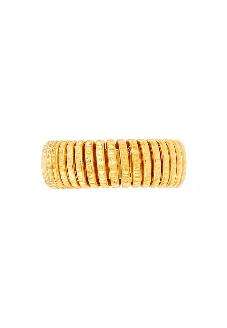 HABIB 916 Oro Italia Yellow Gold Ring GR60741025(22Y) (22K Gold)