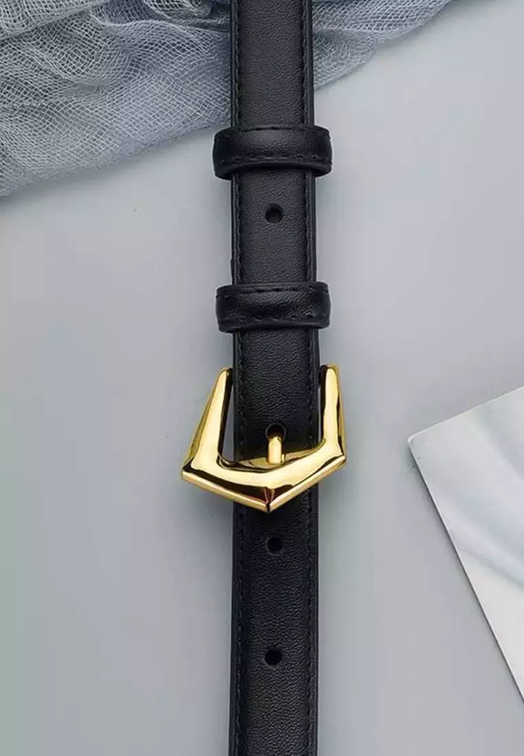 Slim Cowhide Belt