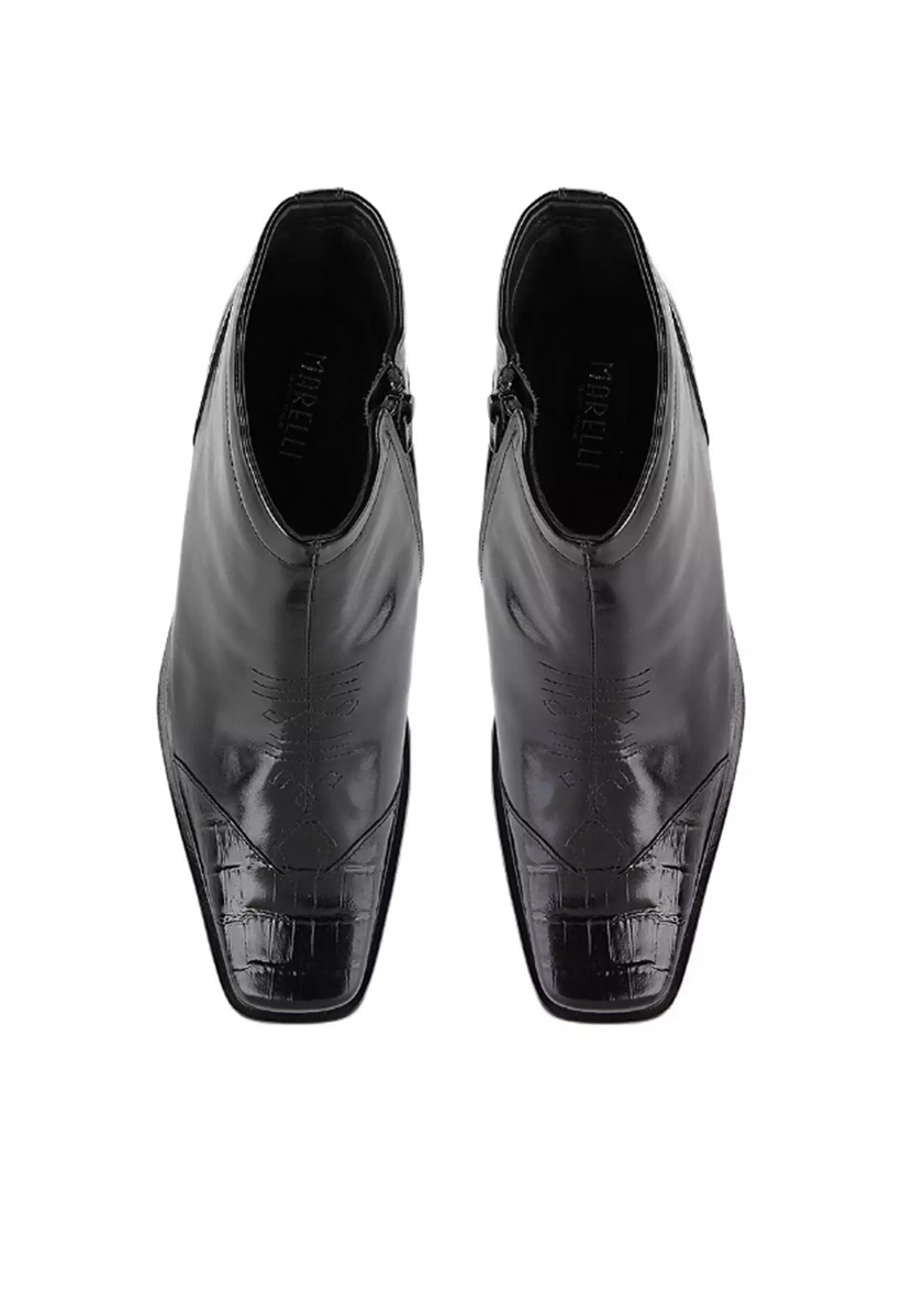 Michael Sepatu Boots Formal Pria Kulit Asli