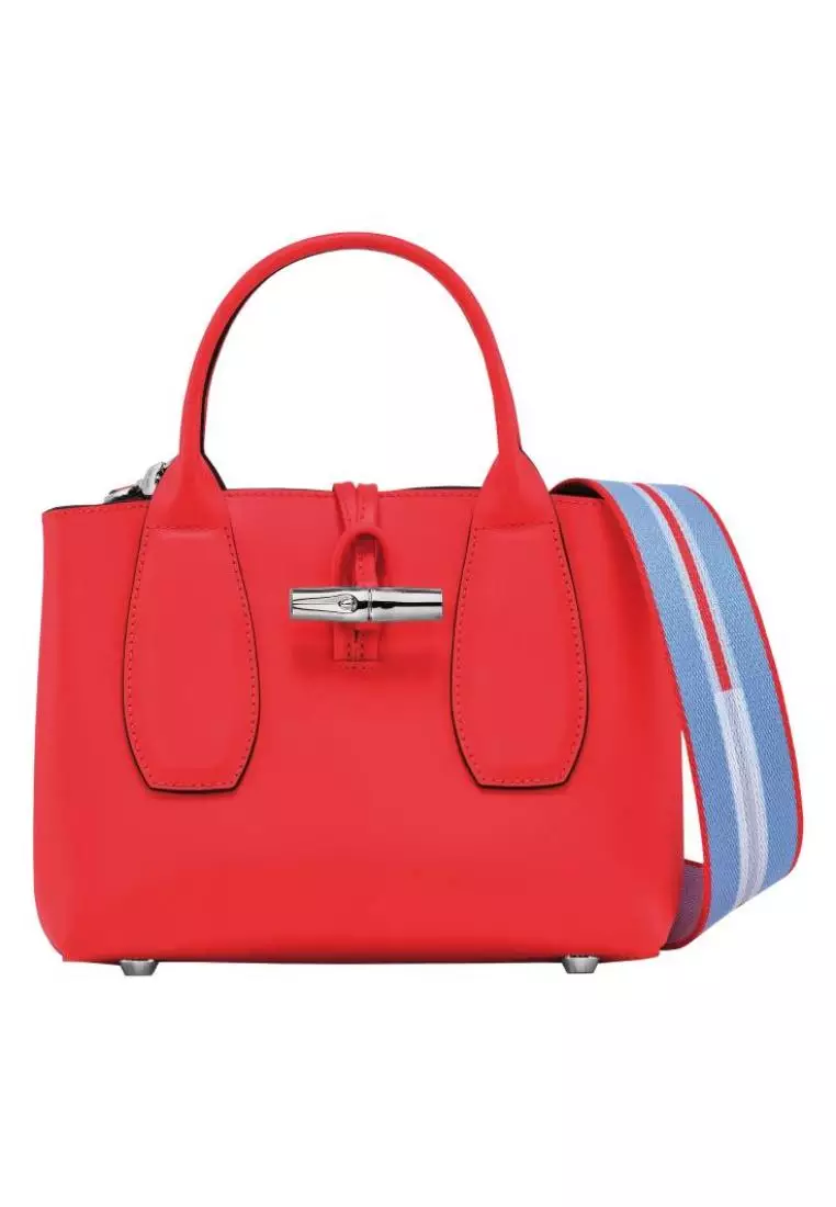 Longchamp roseau online rouge