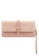 Unisa pink Duo-Texture Tri-Fold Ladies Wallet With Strap 600EBAC592088EGS_1