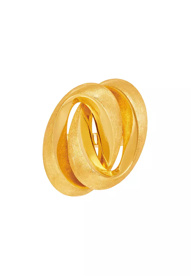 HABIB Oro Italia 916 Yellow Gold Ring GR55330624 (22K Gold)