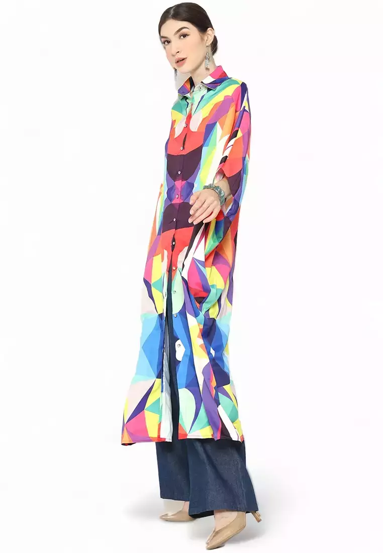 Kanzi Collared Kaftan