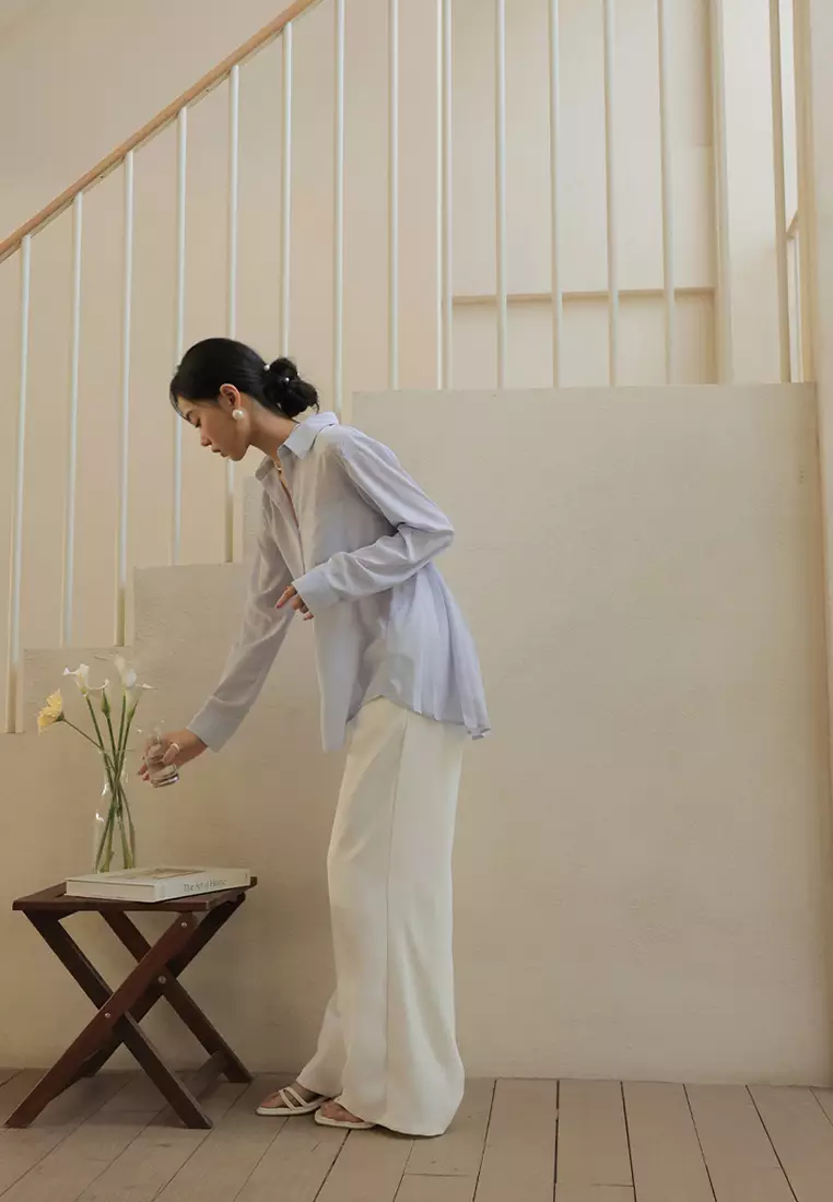 Panel Back Button Down Shirt