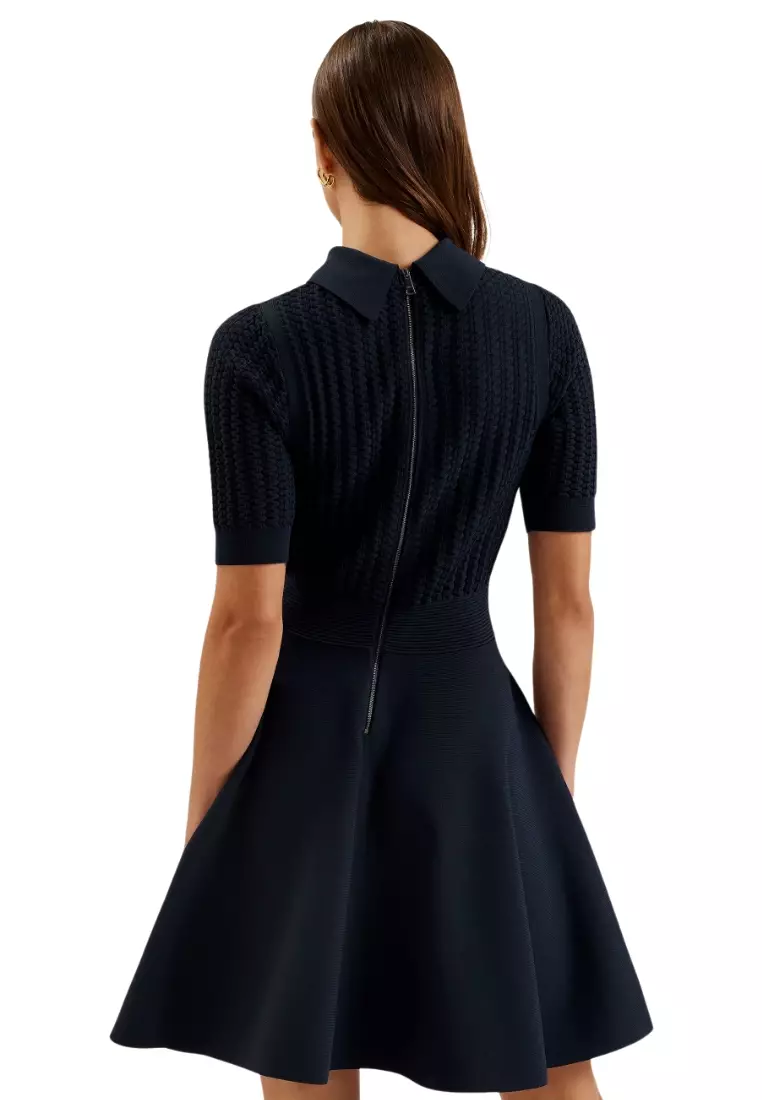 Buy TED BAKER Ted Baker MIIAAA Knitted Skater Dress With
