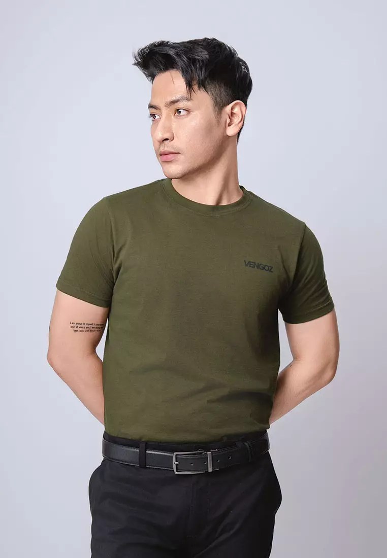 T-Shirt Minimal Logo Army