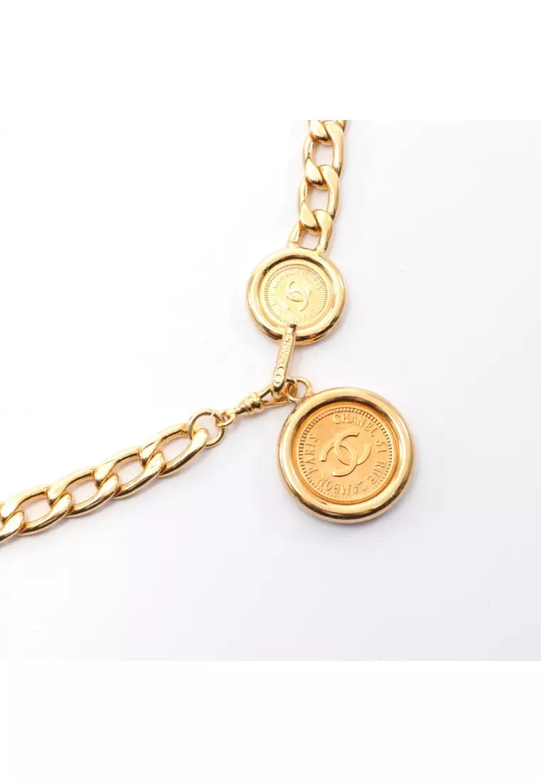 Gold coin hot sale chain belt