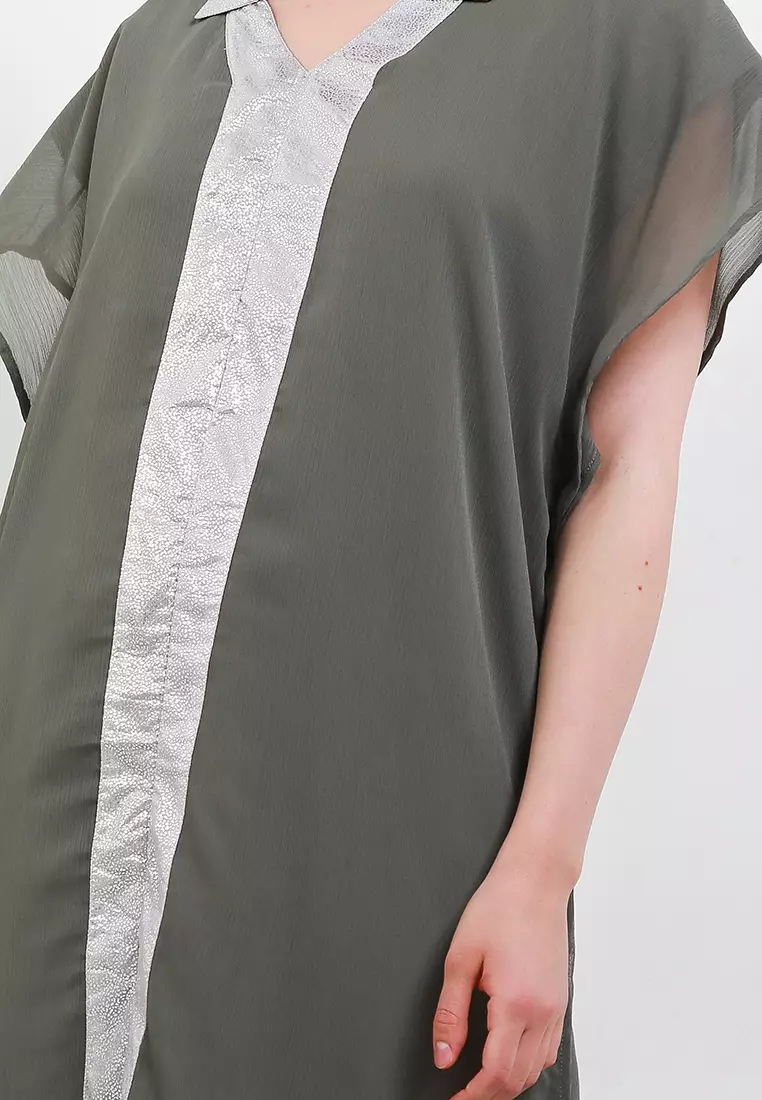 Chanira Phoenix Dress-Military Green