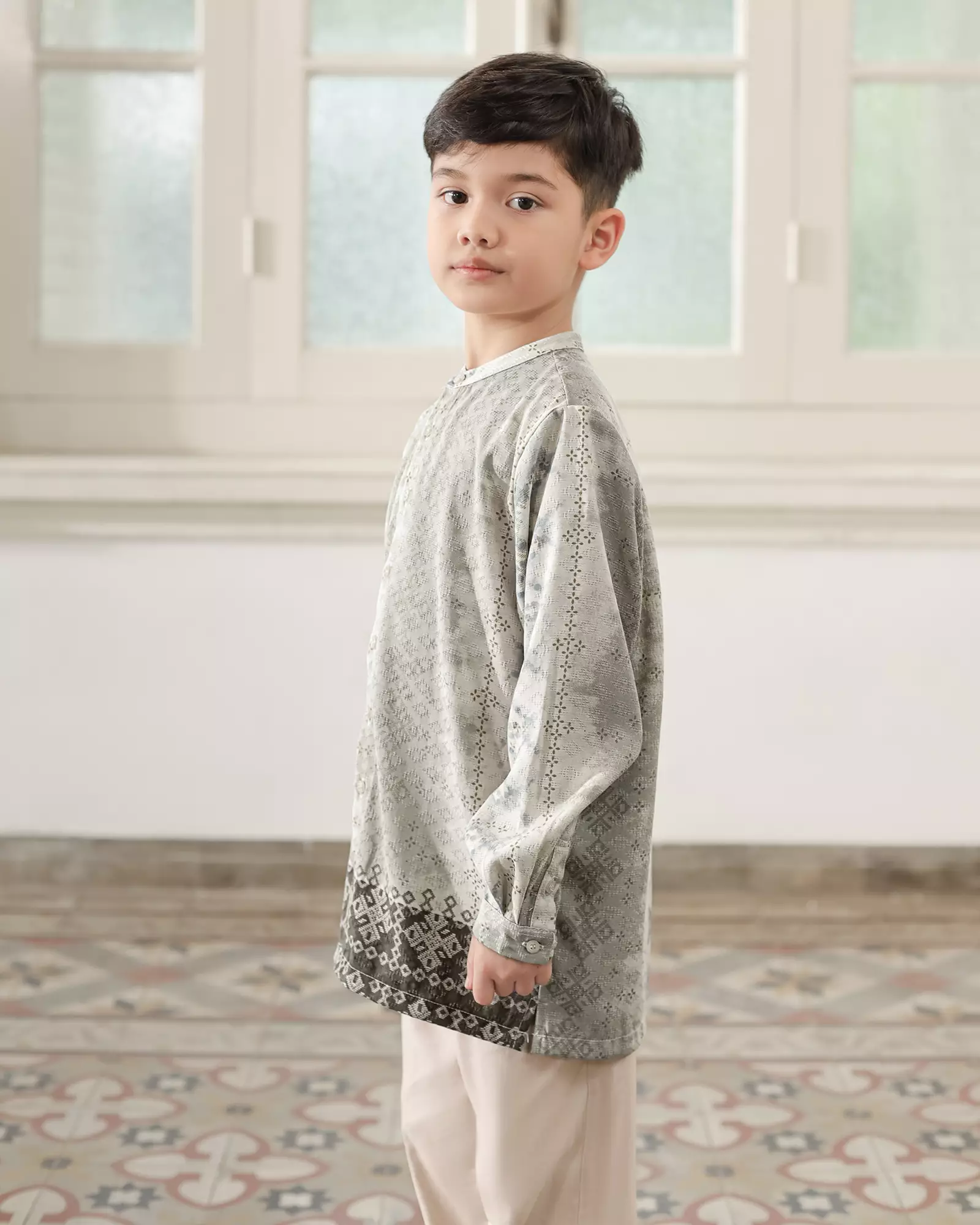 KASEP KALOKA KOKO / KEMEJA KOKO ANAK -  LATTE