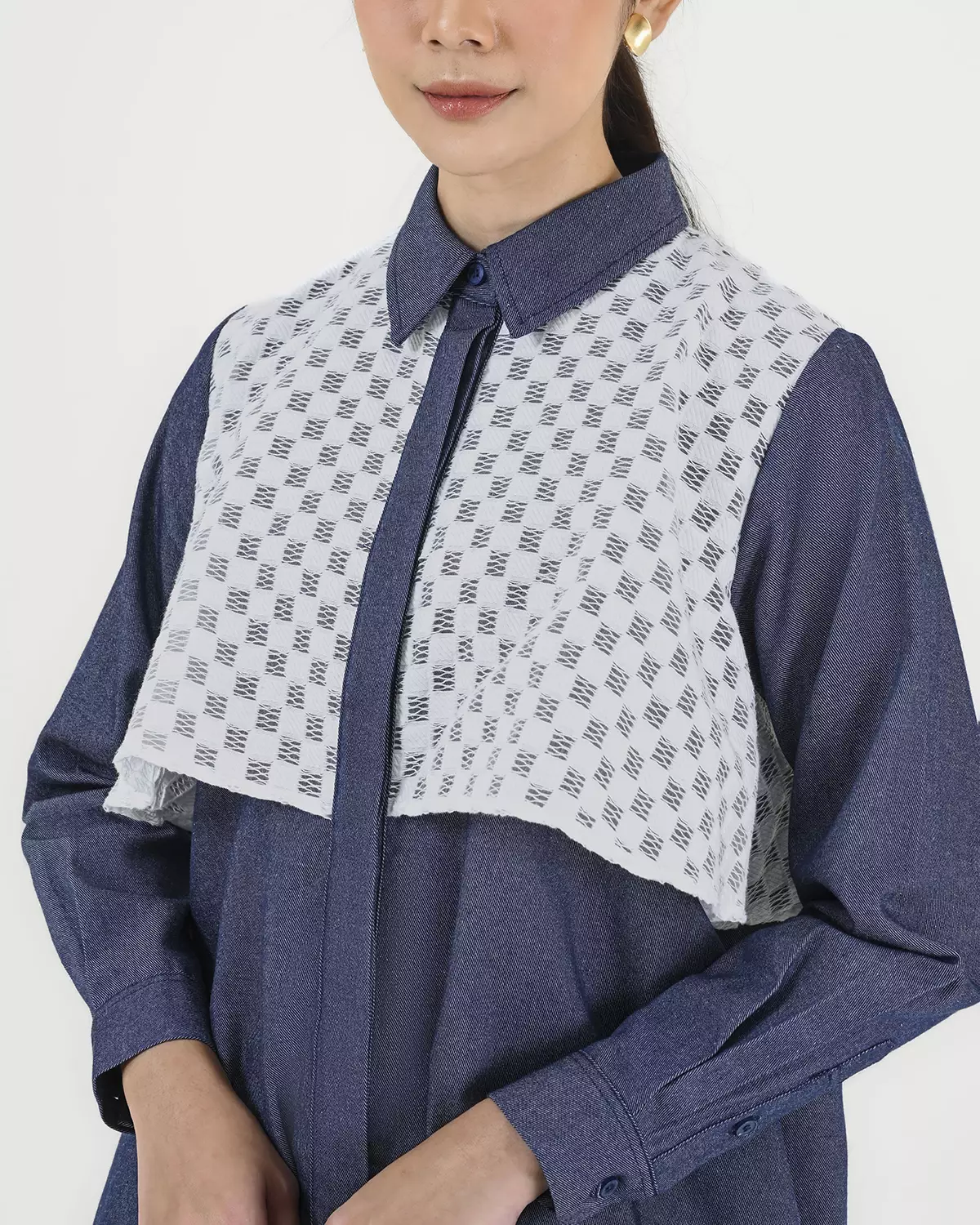 Geulis.id SEICA SHIRT - Darknavy
