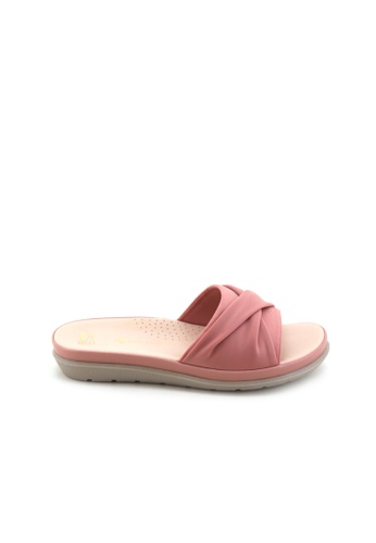 Bata pink [Best Seller] BATA COMFIT Women Pink Slip On Sandals - 5615308 8199ASH0C7B632GS_1