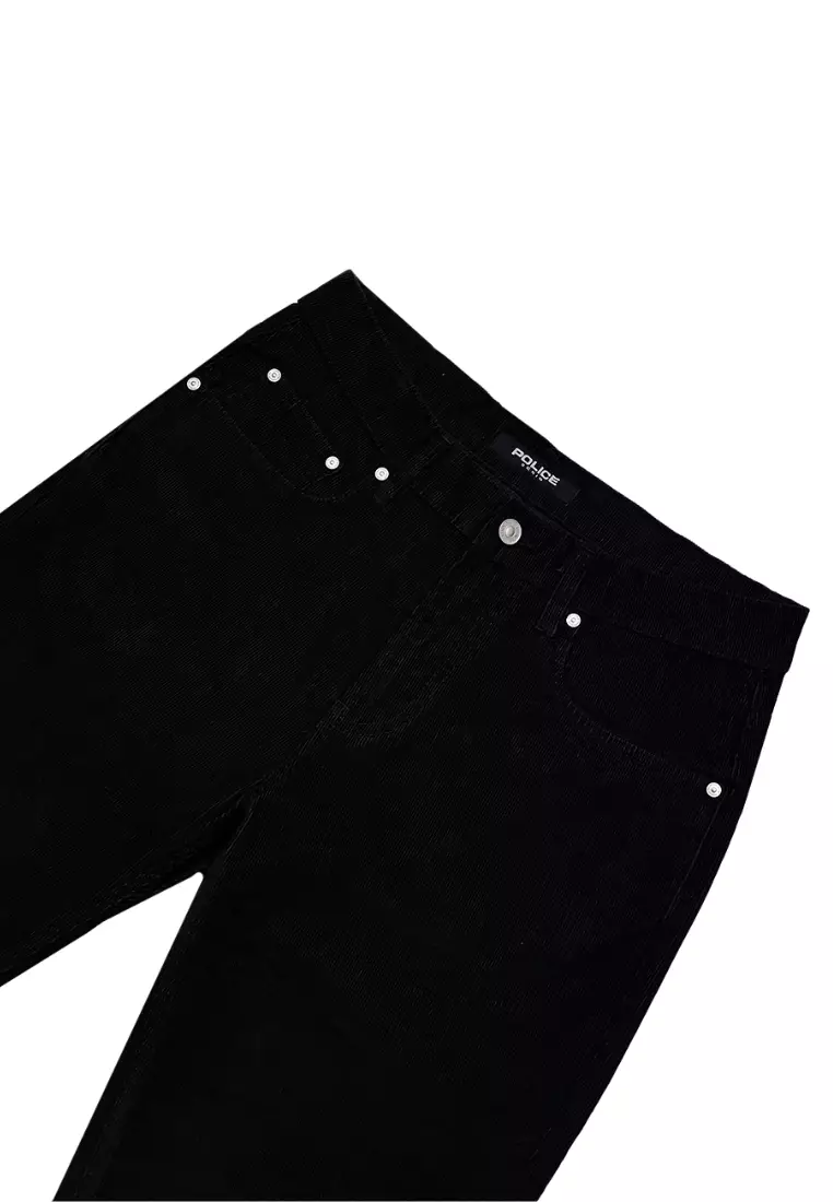 POLICE Celana Corduroy Premium Panjang Regular Fit Pria