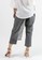 Anyday & More grey LADYLIKE TROUSERS Grey with Grey Layer EEFBCAA5FA62D5GS_2