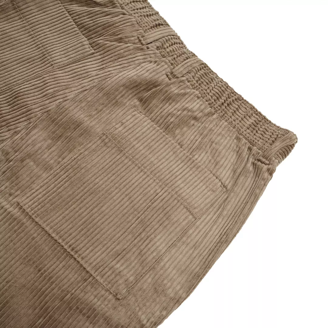 Relaxed Corduroy Long Pants Brown