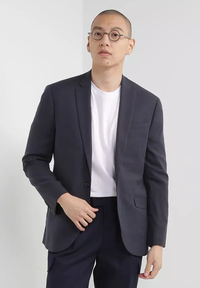 Buy Topman Blossom navy oversized sb suit jacket 2023 Online | ZALORA  Singapore