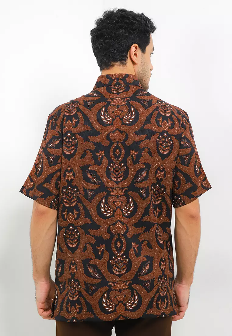 Kemeja Regular Fit Batik Pisang Bali 2