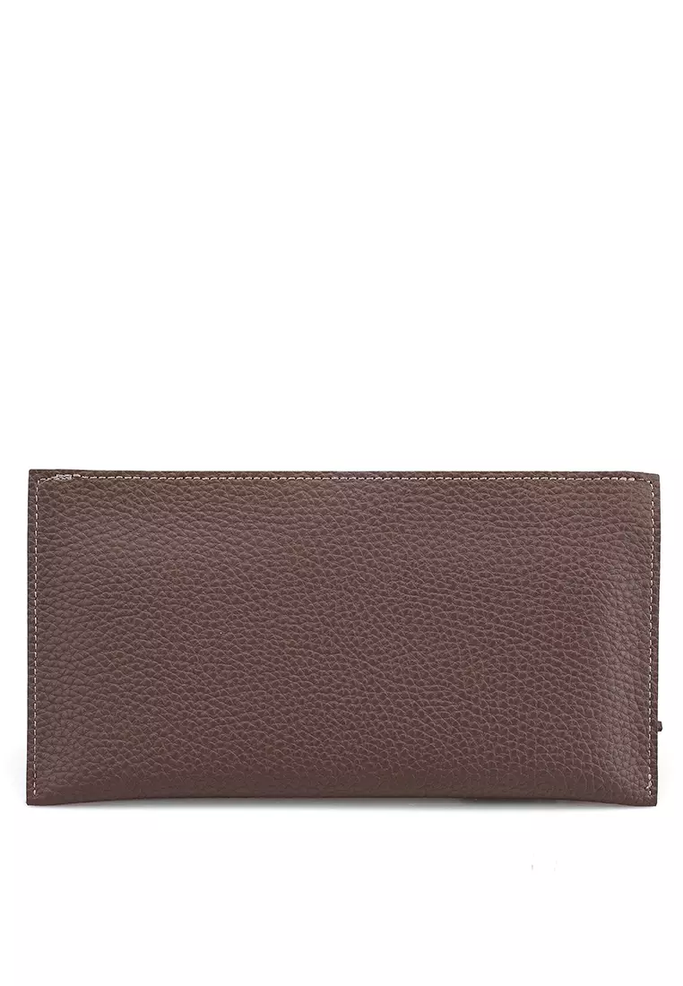 Pebbled Pouch With Card Holder