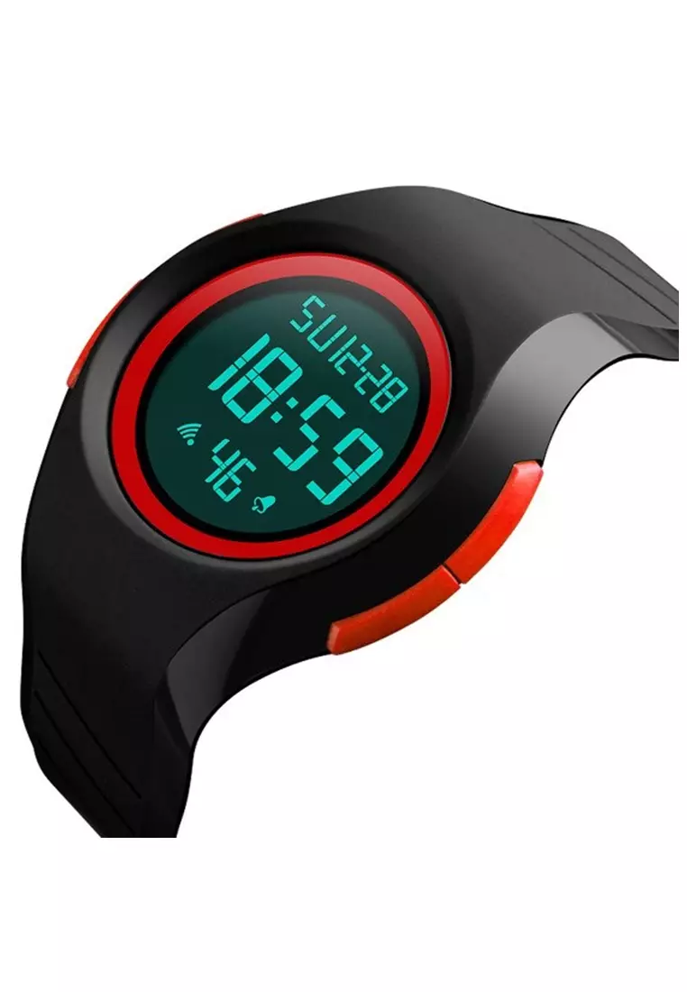 Jam Tangan Casual Digital Pria Stopwatch Alarm Waterproof Strap Tali Material Silicone YU72 ORIGINAL