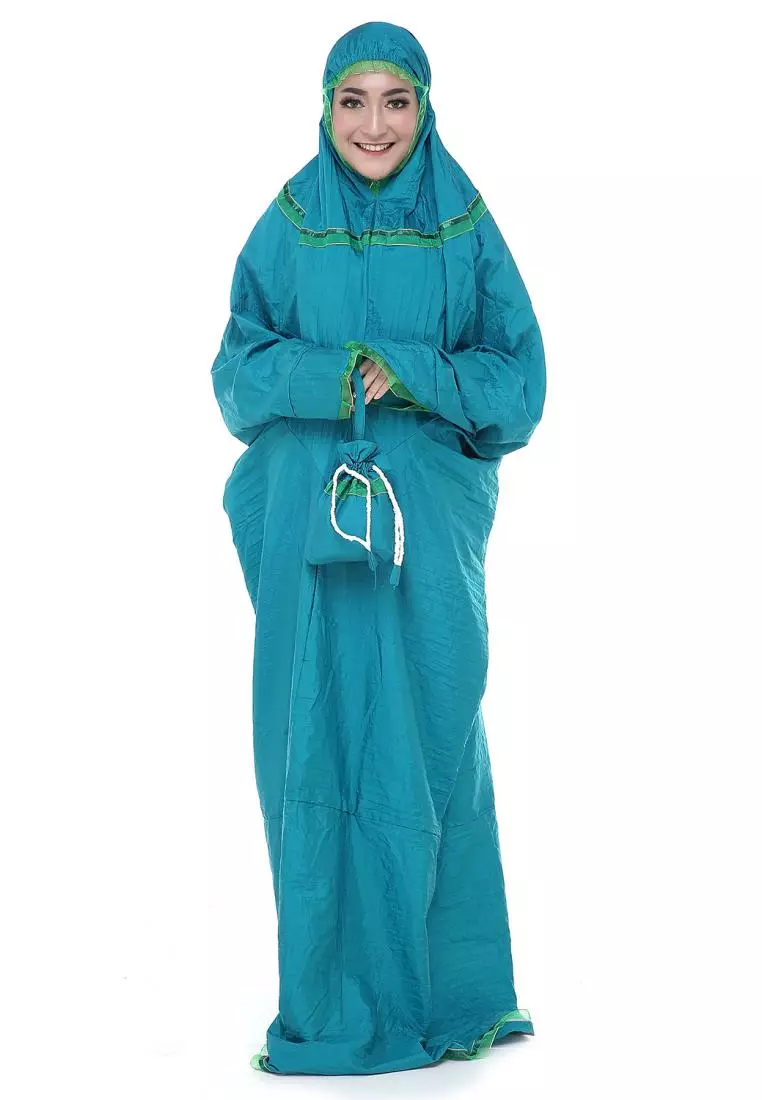 Prayer Mukena Abaya Terusan Parasut Salwa - Tosca