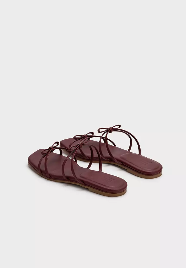 CLOUDFOAM FLAT SLIDES WITH BOW