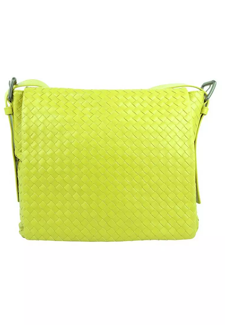 bottega veneta green crossbody