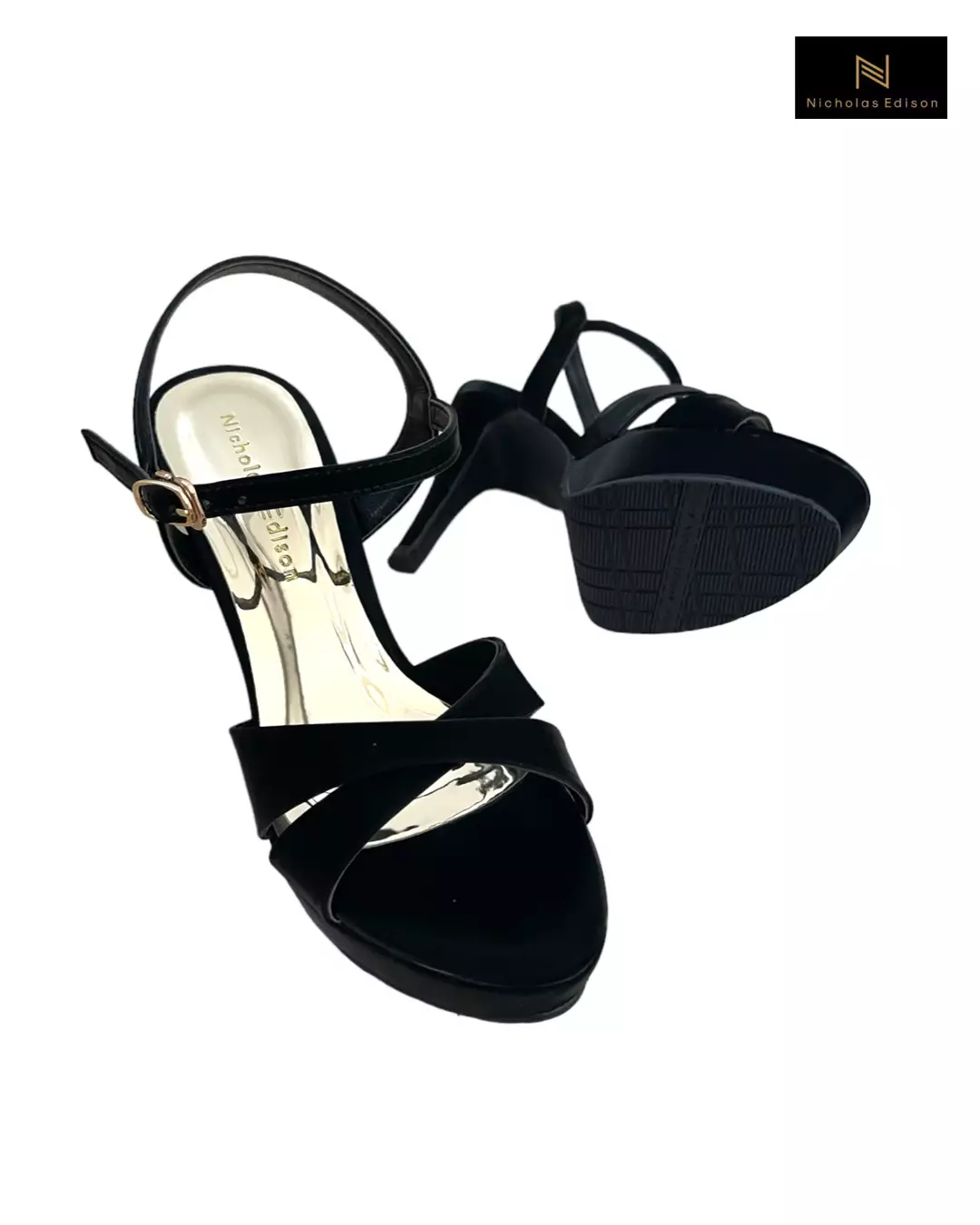 Nicholas Edison Heel Eira Black