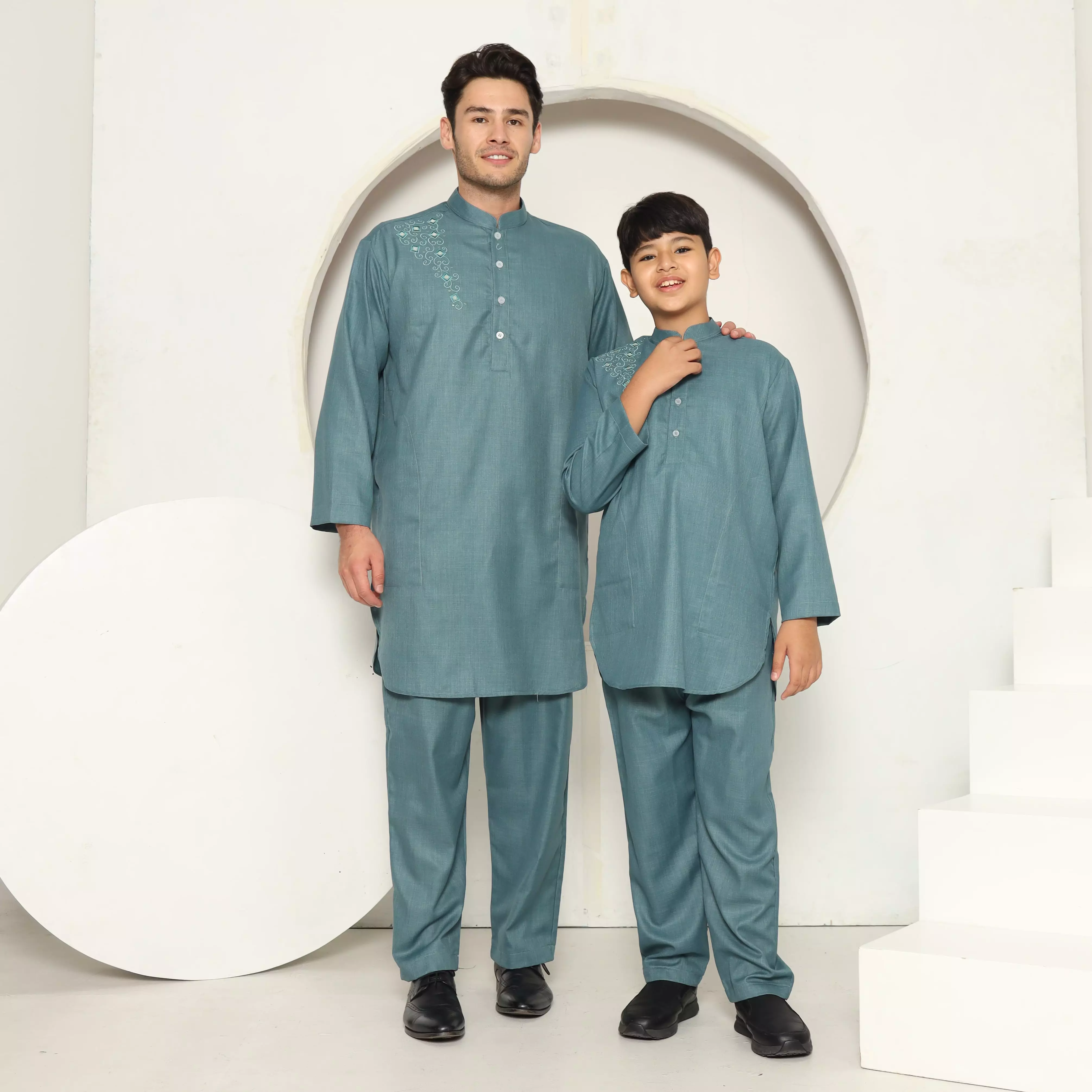 Setelan Baju Koko Sarimbit Pakistan Kurta Anak PKA 09 Tosca