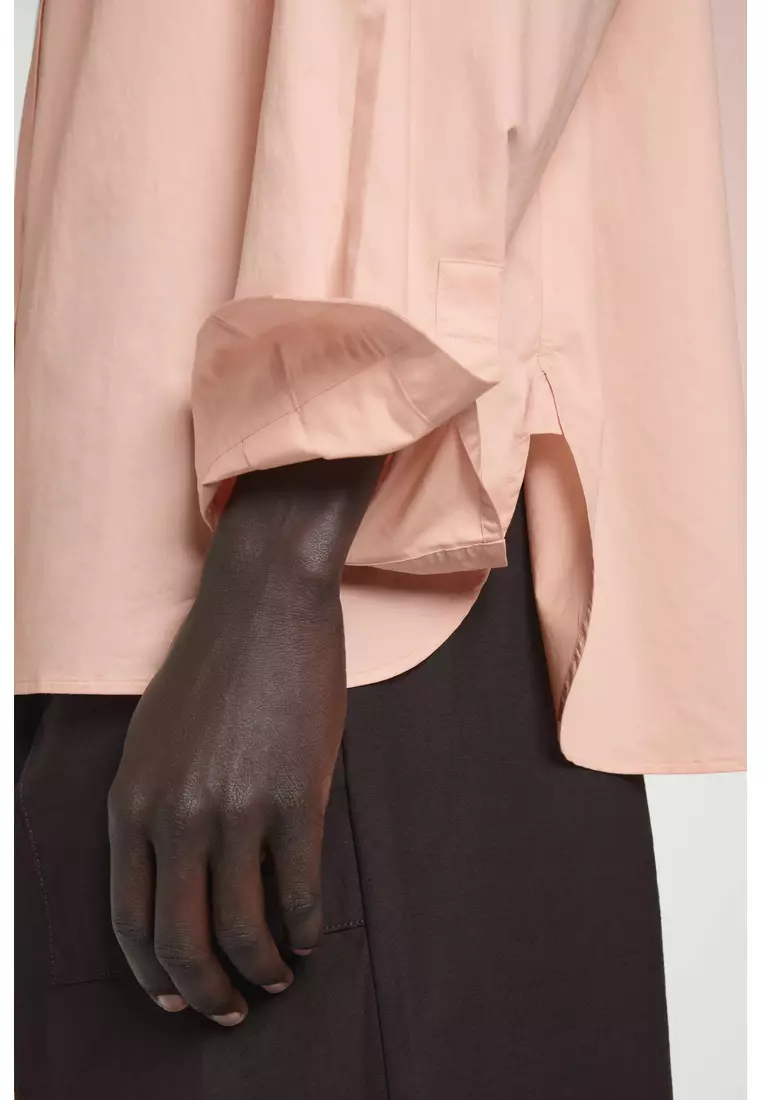 WIDE OVERSIZED COTTON OXFORD SHIRT