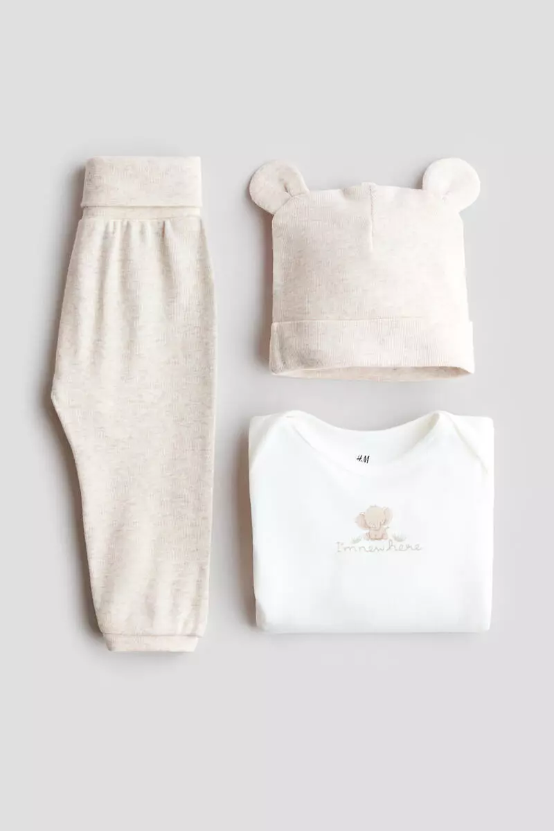3-piece cotton jersey set