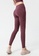 B-Code brown ZYG3047-Lady Quick Drying Running Fitness Yoga Sports Leggings -Brown 9557BAAB15951AGS_4