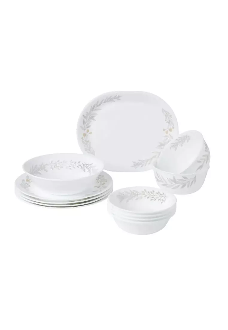 Buy Corelle Corelle 16 Pcs Vitrelle Tempered Glass Livingware Dinner