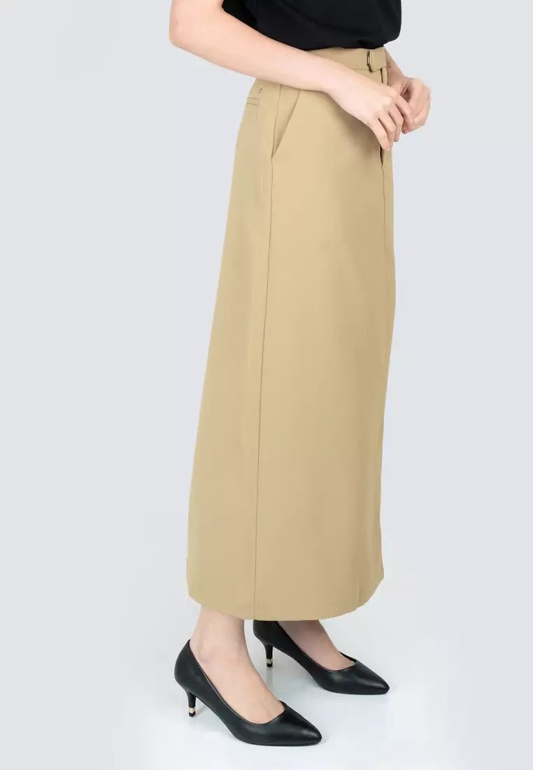 Polo Haus - Women’s A Line Long Skirt WBLS001
