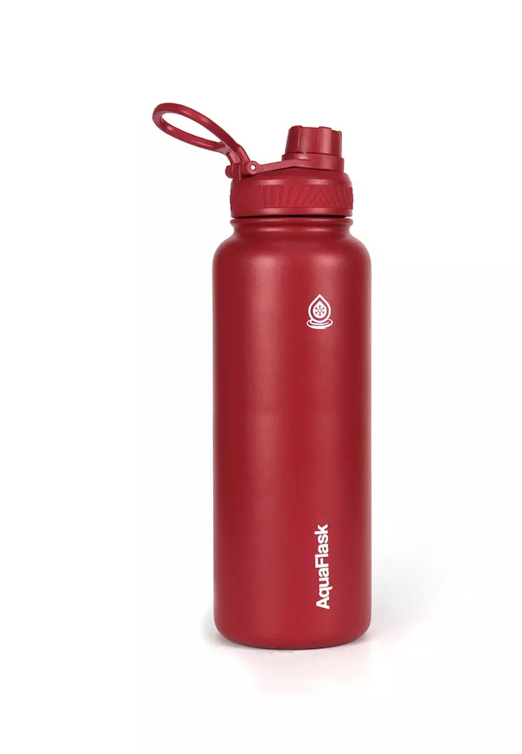40oz Wide Mouth Water Bottle Cherry Red