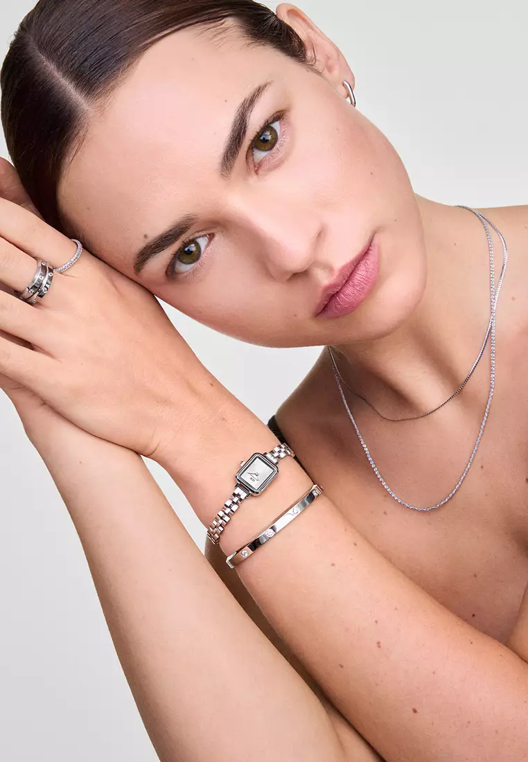 Classic Lumine 5.5mm Bracelet Silver Unisex Bracelet for women and men stainless steel crystal Bracelet DW Official Authentic Original