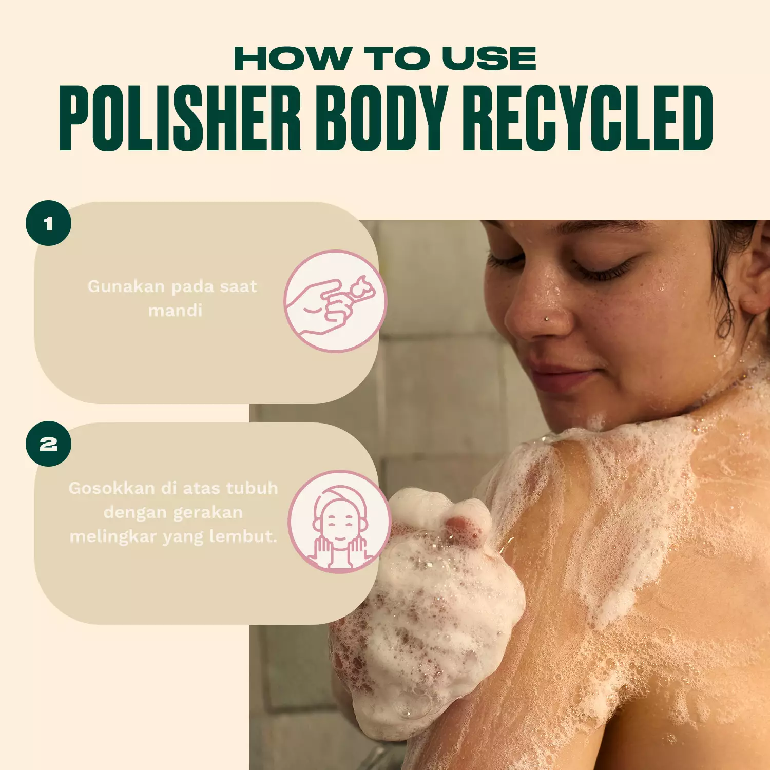 Bath Polisher Recycled Cream