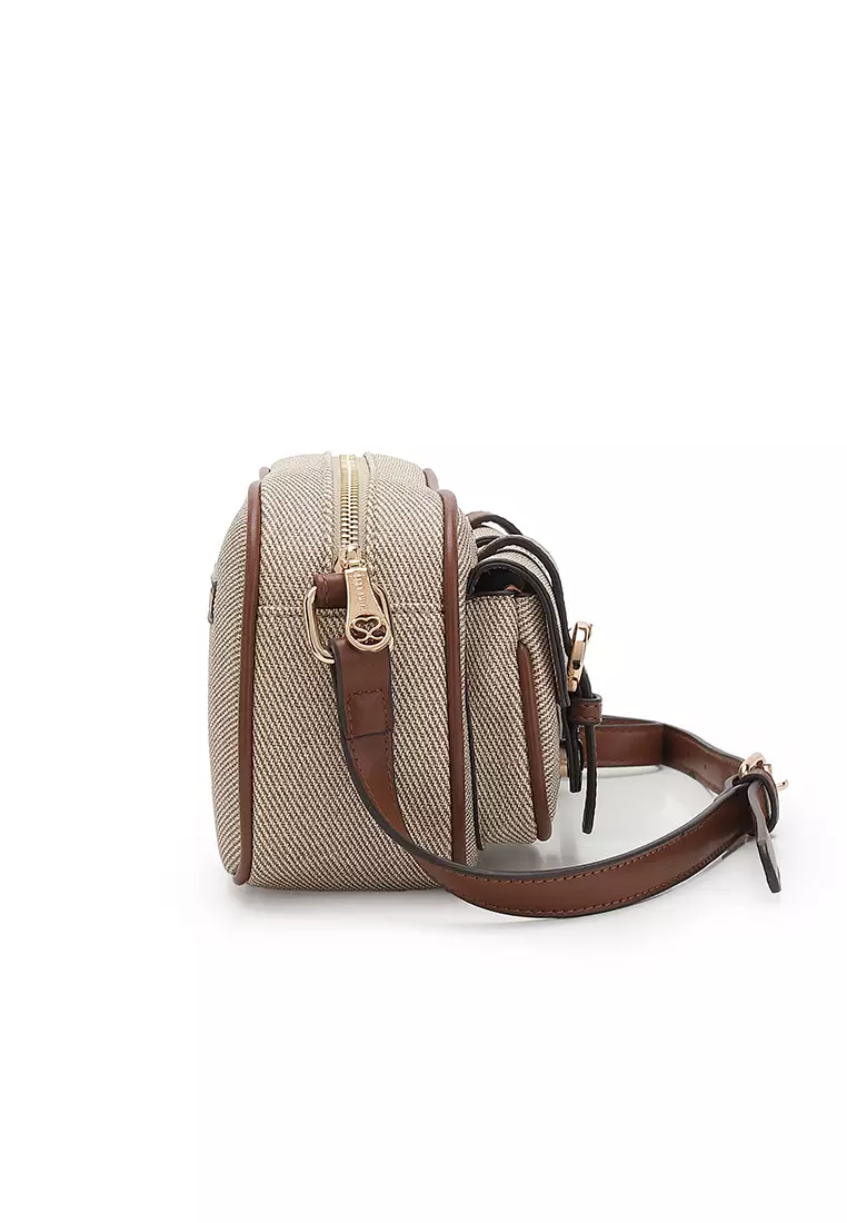 Women's Sling Bag / Crossbody Bag / Shoulder Bag - Beige