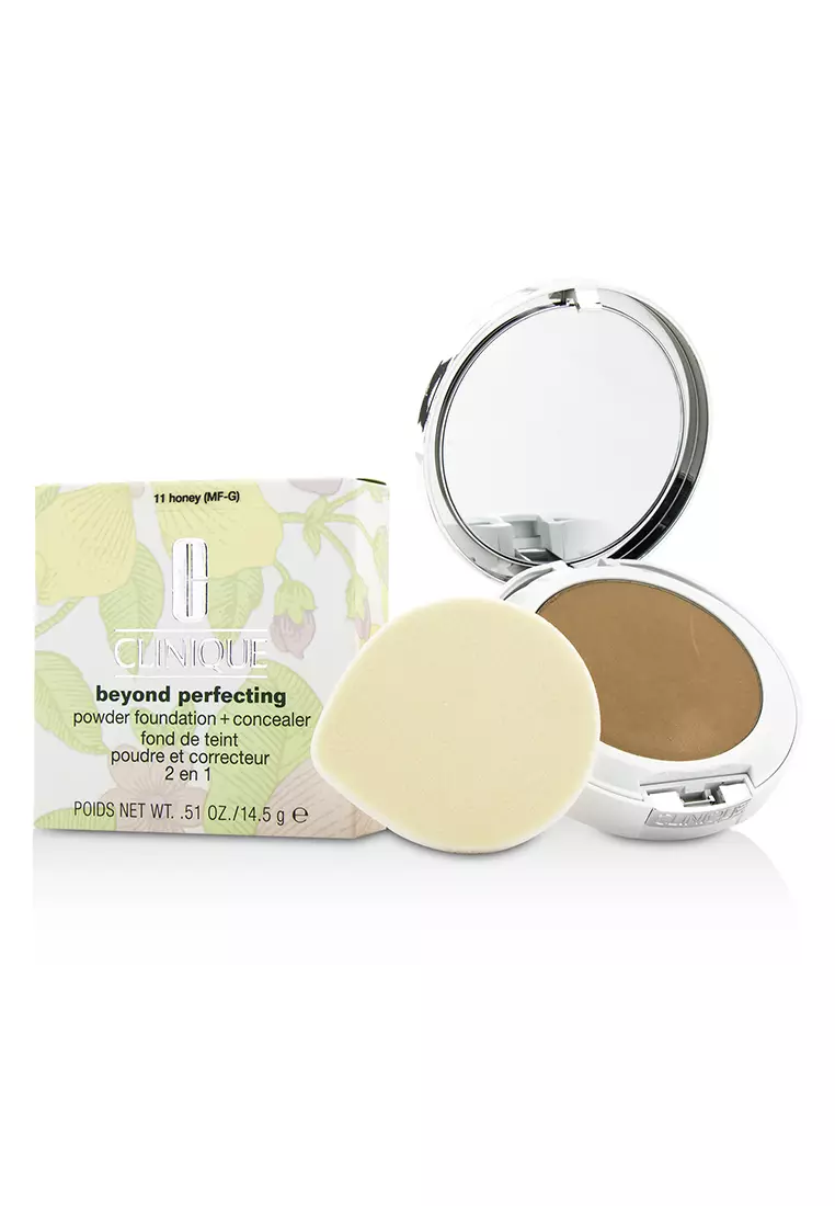 Clinique - Beyond Perfecting Powder Foundation + Corrector - # 11 Honey (Mf-g) 14.5g/0.51oz