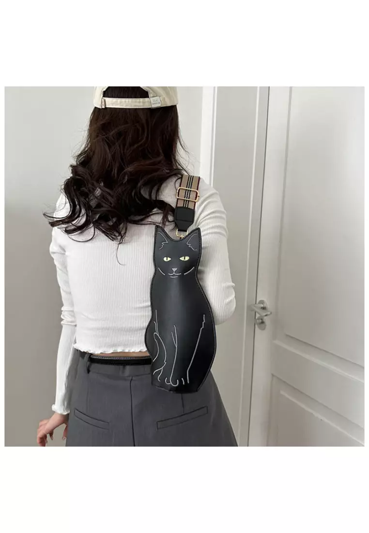 Cute kitten chest bag